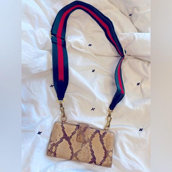 Gucci Python Skin Wallet Crossbody - Picture 2 of 2